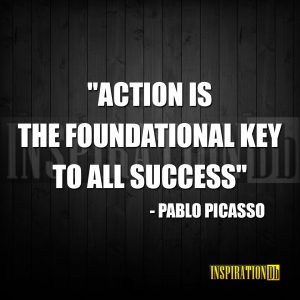 Pablo Picasso Quote Poster