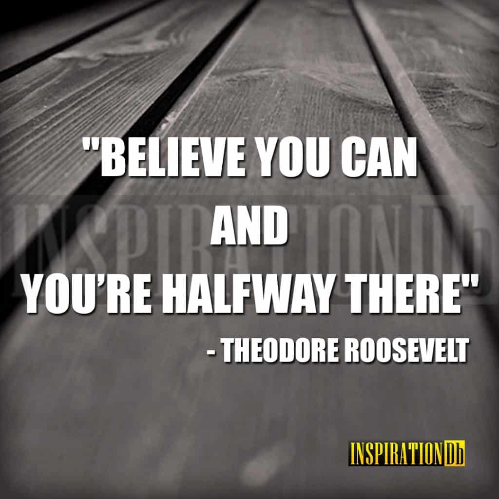 Theodore Roosevelt Quote Poster