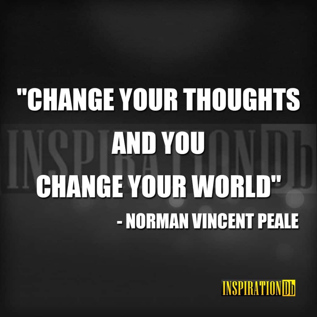 Norman Vincent Peale Quote Poster