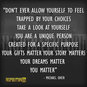 Michael Oher Quote Poster