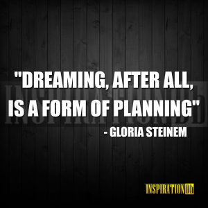 Gloria Steinem Quote Poster