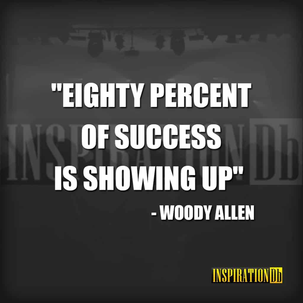 Woody Allen Quote Poster