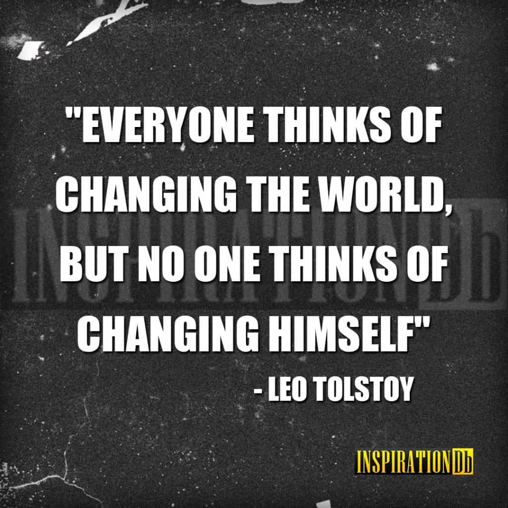 Leo Tolstoy Quote Poster