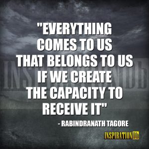 Rabindranath Tagore Quote Poster