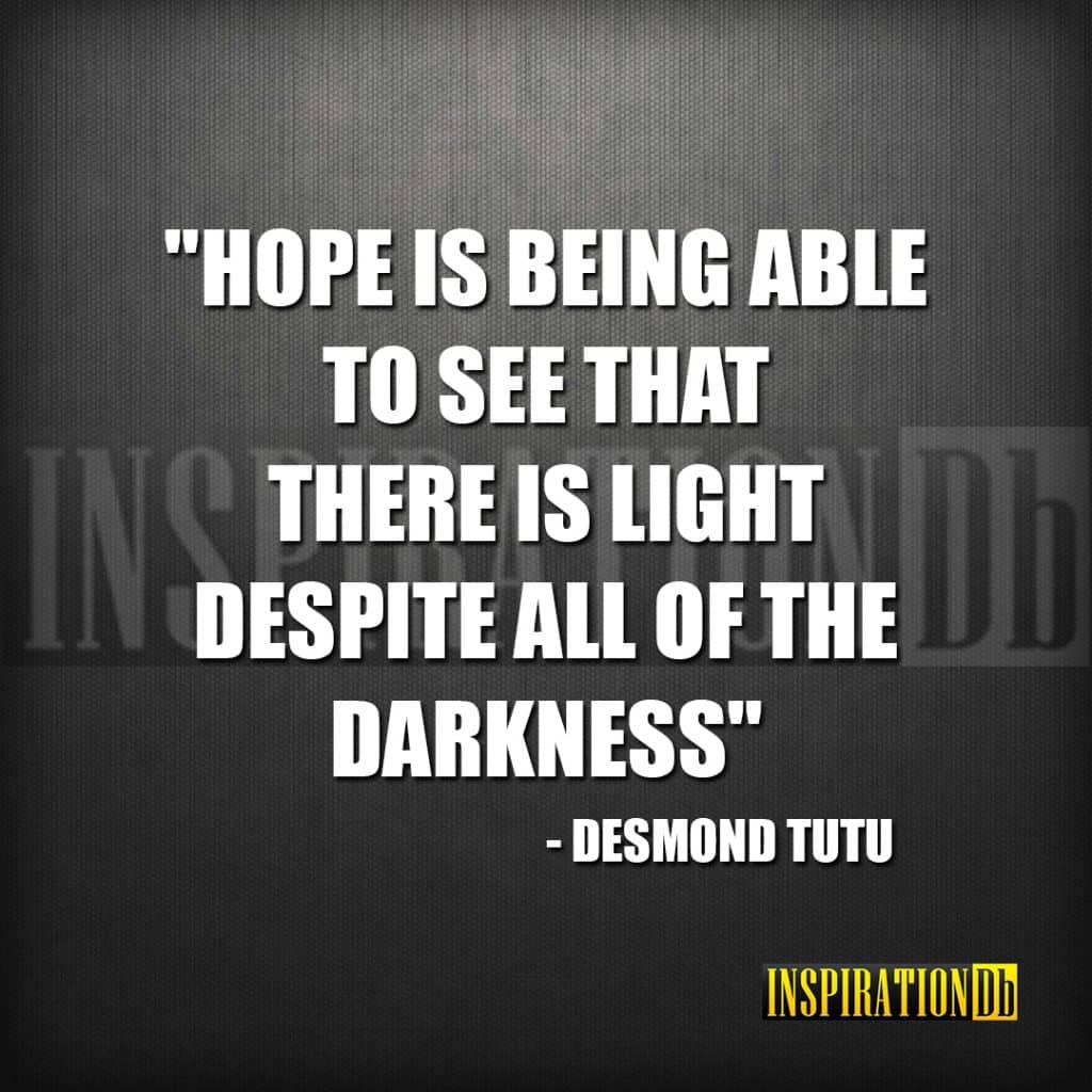 Desmond Tutu Quote Poster