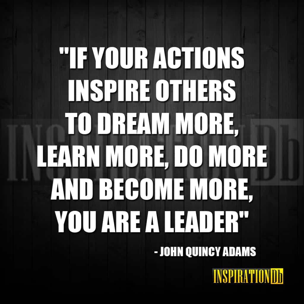 John Quincy Adams Quote Poster