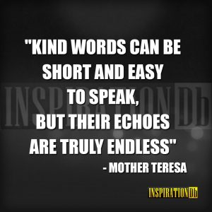 Mother Teresa Quote Poster