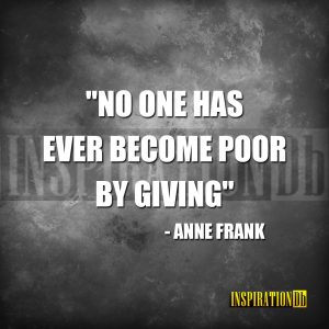 Anne Frank Quote Poster