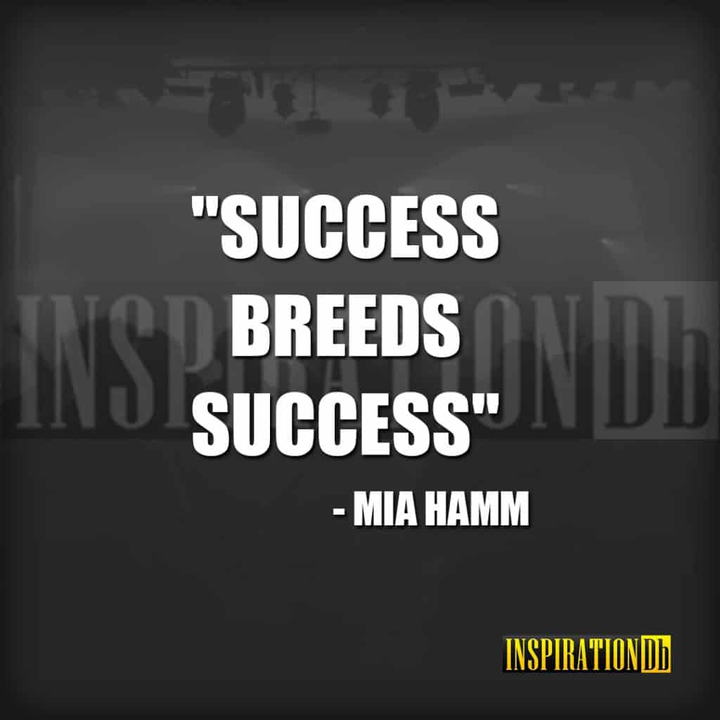 Mia Hamm Quote Poster