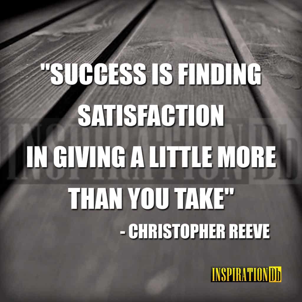 Christopher Reeve Quote Poster