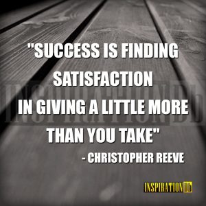 Christopher Reeve Quote Poster