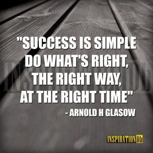 Arnold H Glasow Quote Poster