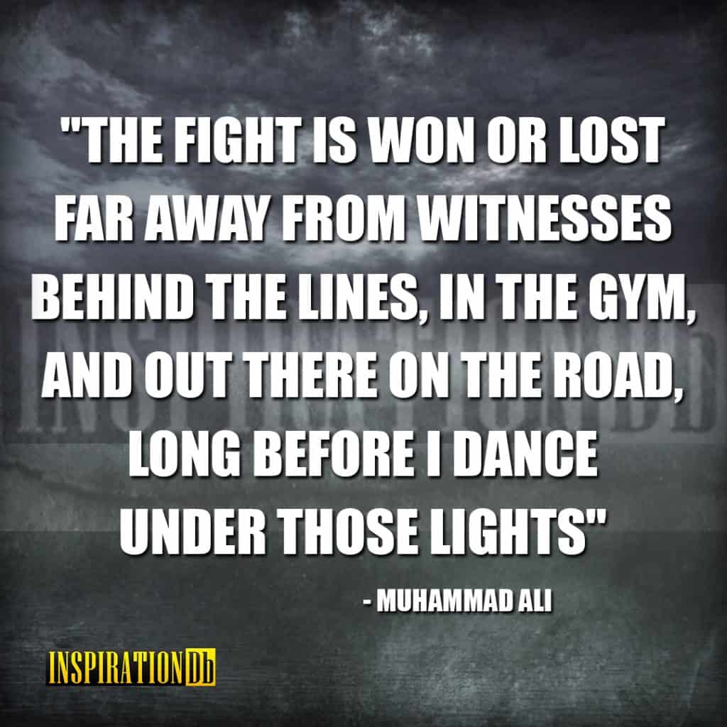 Muhammad Ali Quote Poster