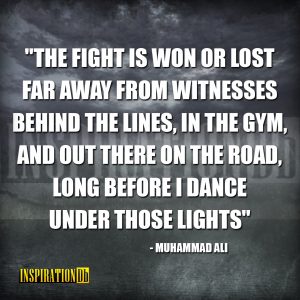 Muhammad Ali Quote Poster