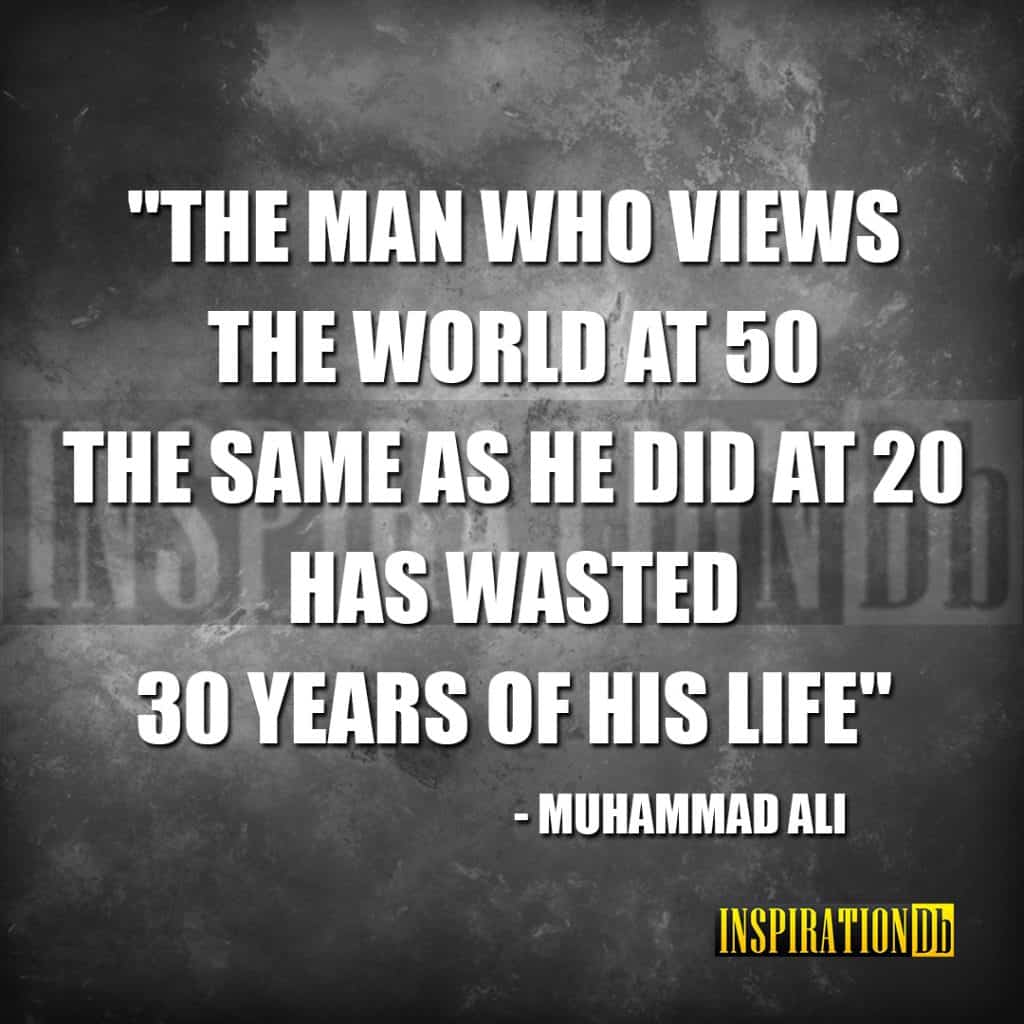 Muhammad Ali Quote Poster
