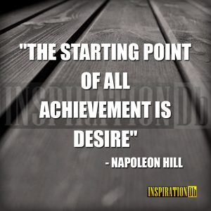 Napoleon Hill Quote Poster