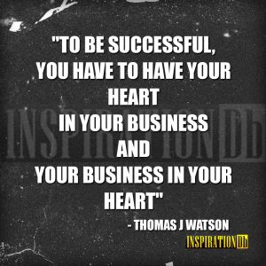 Thomas J Watson Quote Poster