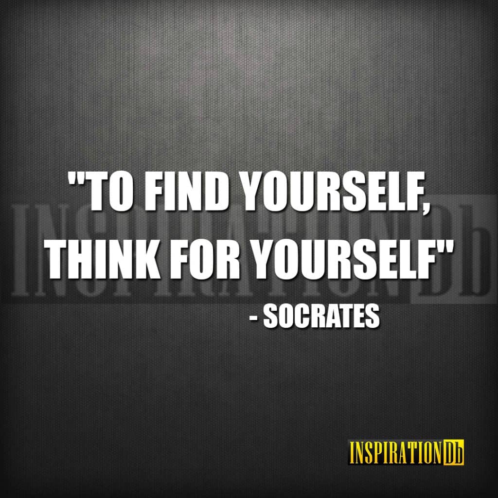 Socrates Quote Poster
