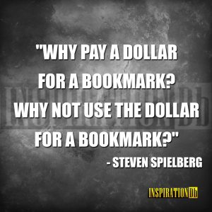 Steven Spielberg Quote Poster