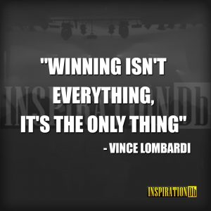 Vince Lombardi Quote Poster
