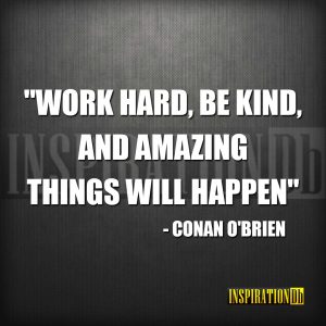 Conan O'Brien Quote Poster