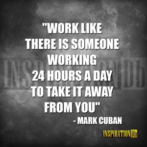 Mark Cuban Quote Poster